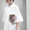 NORTH SIDE LADY POLO (BLACK/ WHITE) - YOUNG VIETNAMESE LADY COLLECTION