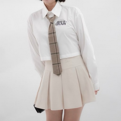 Hologram Crop-Shirt/long sleeve