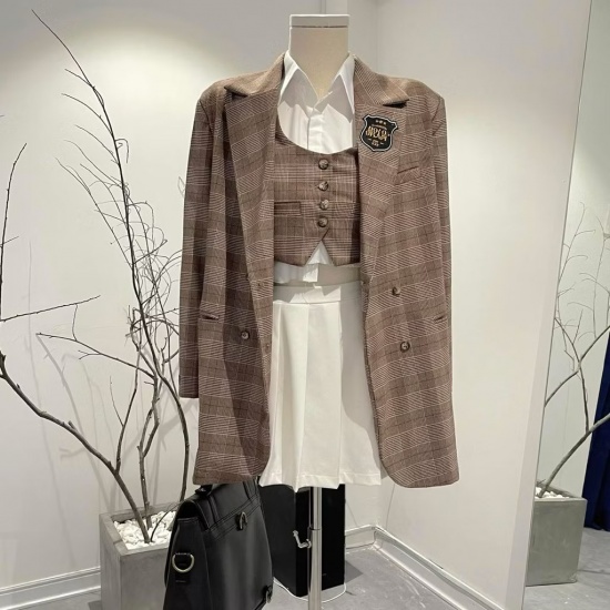 HOLO PLAID GILE / KẺ NÂU VÀNG