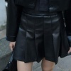 GANGSTER LEATHER SKIRT