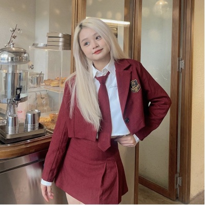 GIRL SCHOOL BLAZER/RED