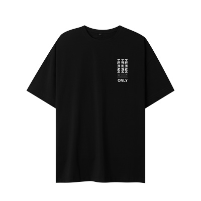 ONLY HUMAN TEE - BLACK