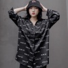 LOGOMANIA SHIRT - BLACK/ WHITE