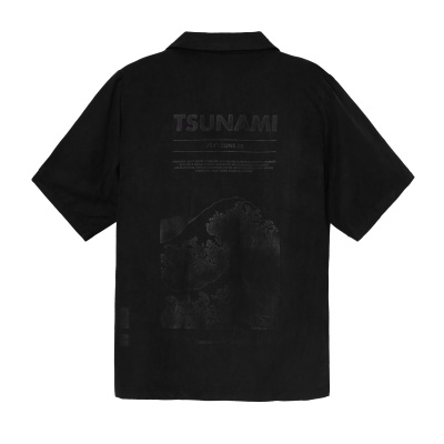 TSUNAMI SHIRT - BLACK